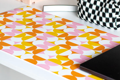 Tropical Mid-Century Modern Desk Pad